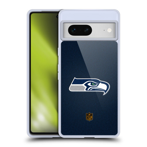 NFL Seattle Seahawks Logo Football Soft Gel Case for Google Pixel 7