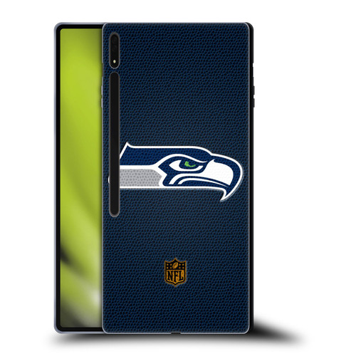 NFL Seattle Seahawks Logo Football Soft Gel Case for Samsung Galaxy Tab S8 Ultra