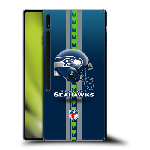 NFL Seattle Seahawks Logo Helmet Soft Gel Case for Samsung Galaxy Tab S8 Ultra