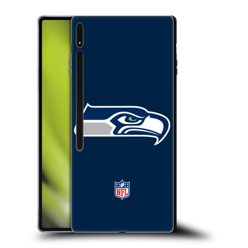 NFL Seattle Seahawks Logo Plain Soft Gel Case for Samsung Galaxy Tab S8 Ultra