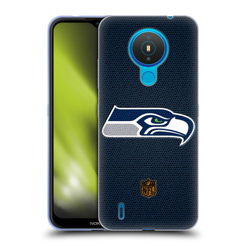 NFL Seattle Seahawks Logo Football Soft Gel Case for Nokia 1.4