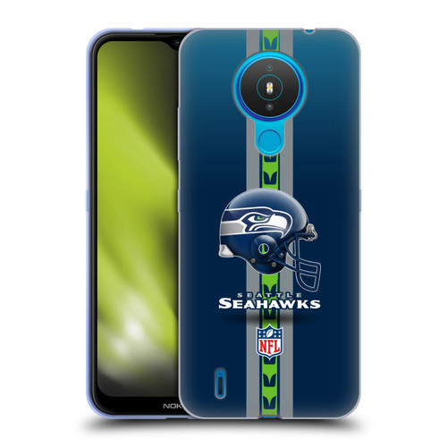 NFL Seattle Seahawks Logo Helmet Soft Gel Case for Nokia 1.4
