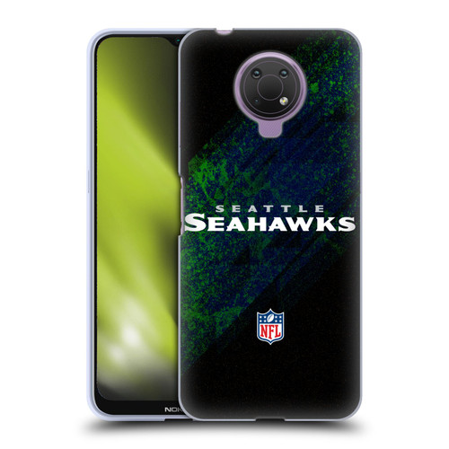 NFL Seattle Seahawks Logo Blur Soft Gel Case for Nokia G10