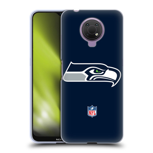 NFL Seattle Seahawks Logo Plain Soft Gel Case for Nokia G10