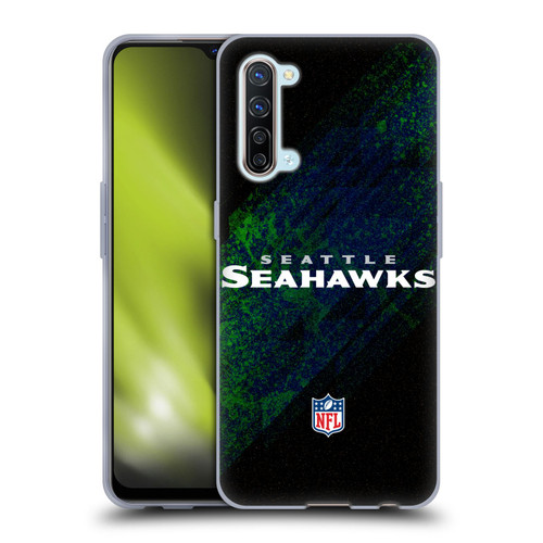 NFL Seattle Seahawks Logo Blur Soft Gel Case for OPPO Find X2 Lite 5G