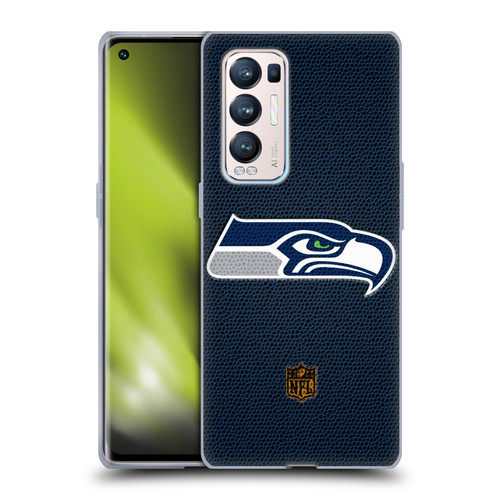 NFL Seattle Seahawks Logo Football Soft Gel Case for OPPO Find X3 Neo / Reno5 Pro+ 5G