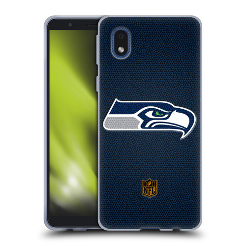 NFL Seattle Seahawks Logo Football Soft Gel Case for Samsung Galaxy A01 Core (2020)