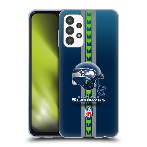 NFL Seattle Seahawks Logo Helmet Soft Gel Case for Samsung Galaxy A13 (2022)