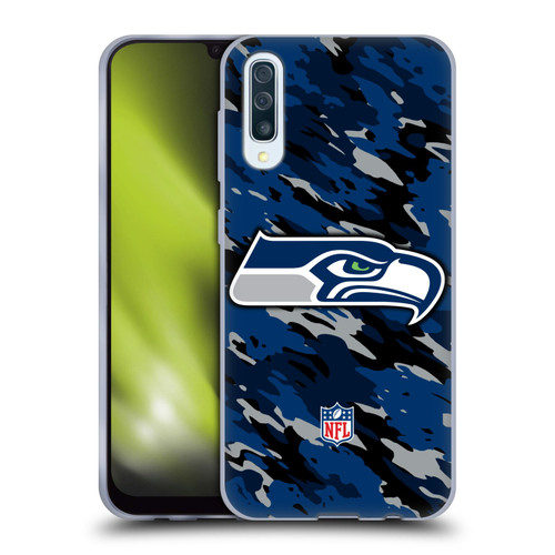 NFL Seattle Seahawks Logo Camou Soft Gel Case for Samsung Galaxy A50/A30s (2019)