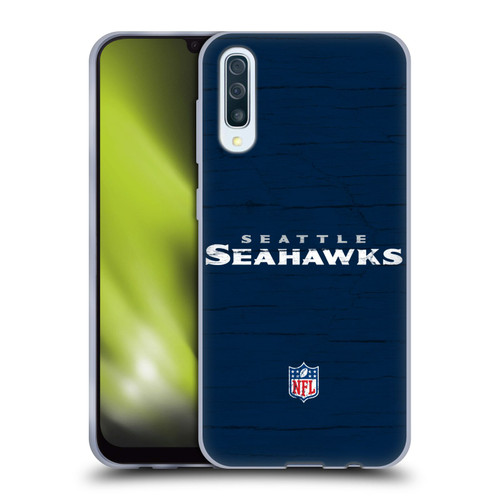 NFL Seattle Seahawks Logo Distressed Look Soft Gel Case for Samsung Galaxy A50/A30s (2019)