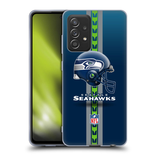 NFL Seattle Seahawks Logo Helmet Soft Gel Case for Samsung Galaxy A52 / A52s / 5G (2021)