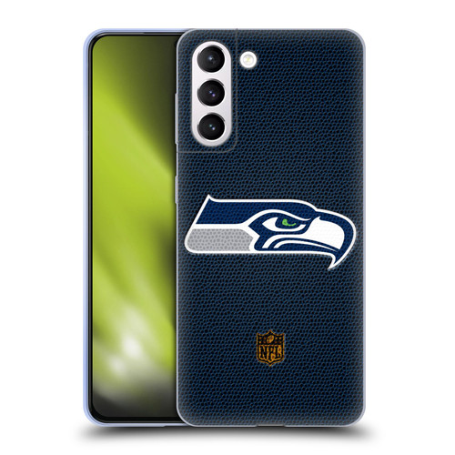 NFL Seattle Seahawks Logo Football Soft Gel Case for Samsung Galaxy S21+ 5G