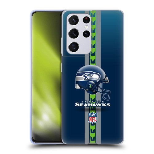 NFL Seattle Seahawks Logo Helmet Soft Gel Case for Samsung Galaxy S21 Ultra 5G