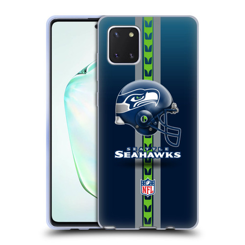 NFL Seattle Seahawks Logo Helmet Soft Gel Case for Samsung Galaxy Note10 Lite