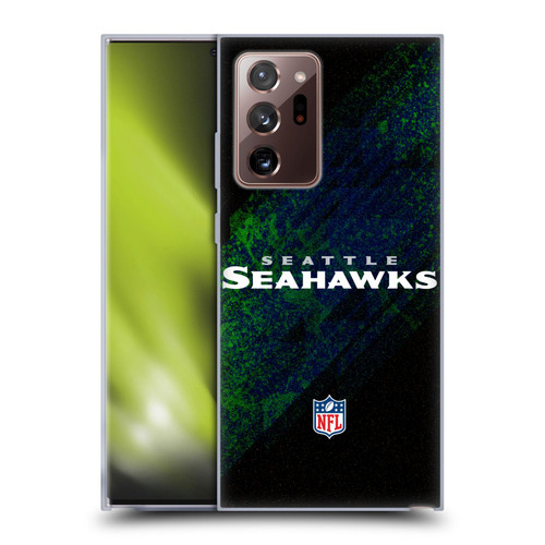 NFL Seattle Seahawks Logo Blur Soft Gel Case for Samsung Galaxy Note20 Ultra / 5G