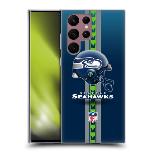 NFL Seattle Seahawks Logo Helmet Soft Gel Case for Samsung Galaxy S22 Ultra 5G