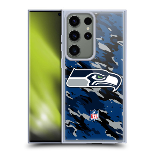 NFL Seattle Seahawks Logo Camou Soft Gel Case for Samsung Galaxy S23 Ultra 5G NFL Seattle Seahawks Logo Camou Soft Gel Case for Samsung Galaxy S23 Ultra 5G