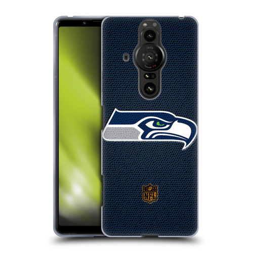 NFL Seattle Seahawks Logo Football Soft Gel Case for Sony Xperia Pro-I