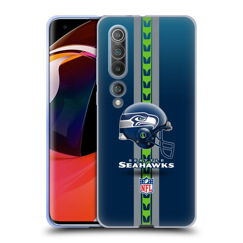 NFL Seattle Seahawks Logo Helmet Soft Gel Case for Xiaomi Mi 10 5G / Mi 10 Pro 5G