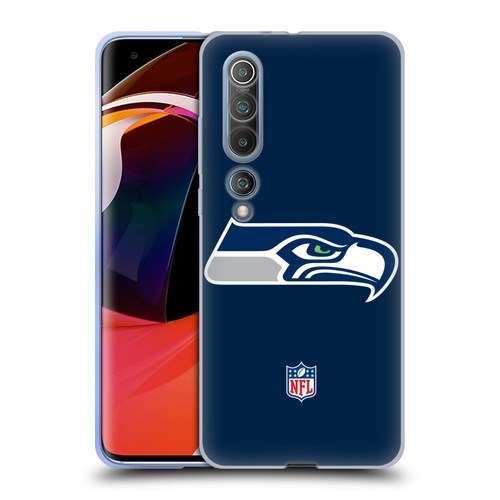 NFL Seattle Seahawks Logo Plain Soft Gel Case for Xiaomi Mi 10 5G / Mi 10 Pro 5G