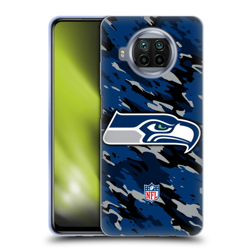 NFL Seattle Seahawks Logo Camou Soft Gel Case for Xiaomi Mi 10T Lite 5G