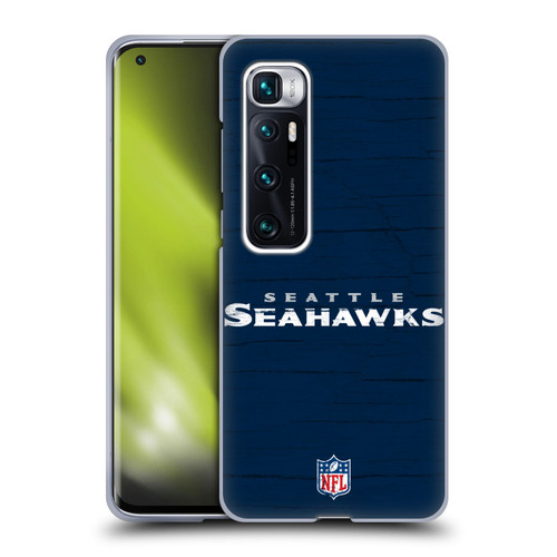NFL Seattle Seahawks Logo Distressed Look Soft Gel Case for Xiaomi Mi 10 Ultra 5G