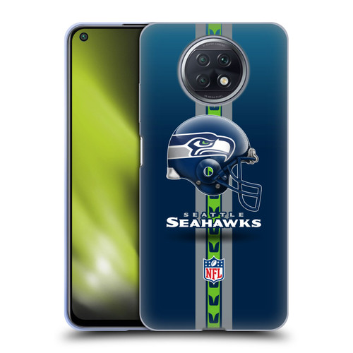 NFL Seattle Seahawks Logo Helmet Soft Gel Case for Xiaomi Redmi Note 9T 5G