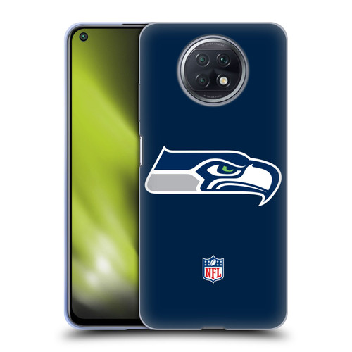 NFL Seattle Seahawks Logo Plain Soft Gel Case for Xiaomi Redmi Note 9T 5G