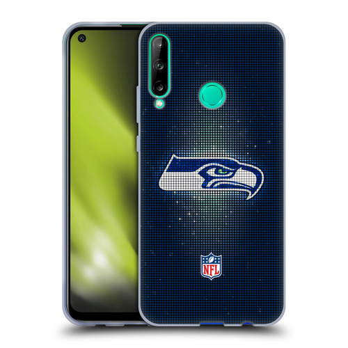 NFL Seattle Seahawks Artwork LED Soft Gel Case for Huawei P40 lite E