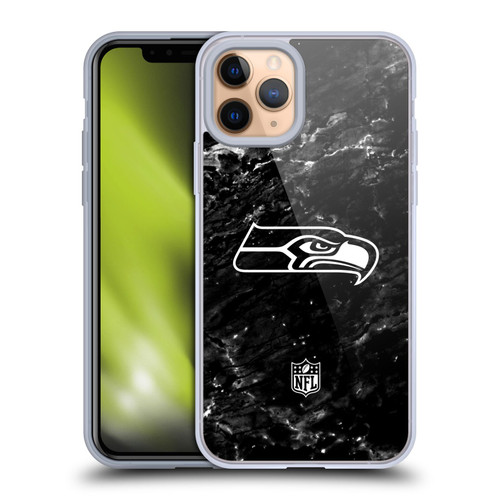 NFL Seattle Seahawks Artwork Marble Soft Gel Case for Apple iPhone 11 Pro NFL Seattle Seahawks Artwork Marble Soft Gel Case for Apple iPhone 11 Pro