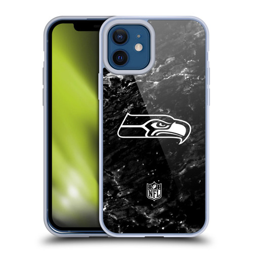 NFL Seattle Seahawks Artwork Marble Soft Gel Case for Apple iPhone 12 / iPhone 12 Pro NFL Seattle Seahawks Artwork Marble Soft Gel Case for Apple iPhone 12 / iPhone 12 Pro