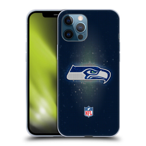 NFL Seattle Seahawks Artwork LED Soft Gel Case for Apple iPhone 12 Pro Max
