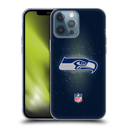 NFL Seattle Seahawks Artwork LED Soft Gel Case for Apple iPhone 13 Pro Max