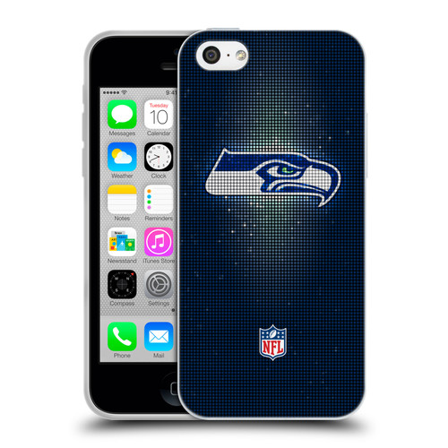 NFL Seattle Seahawks Artwork LED Soft Gel Case for Apple iPhone 5c
