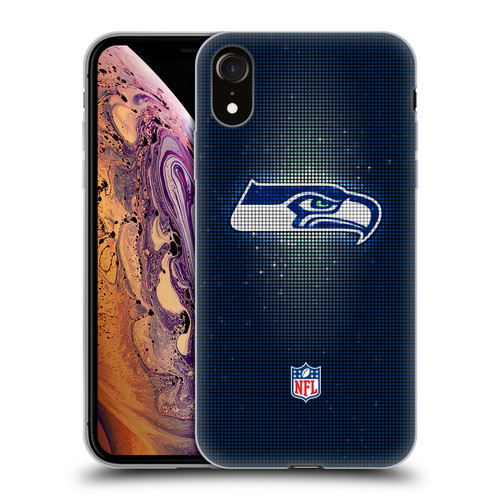 NFL Seattle Seahawks Artwork LED Soft Gel Case for Apple iPhone XR