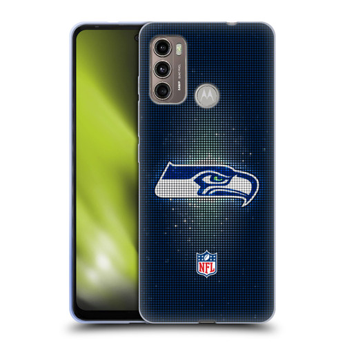 NFL Seattle Seahawks Artwork LED Soft Gel Case for Motorola Moto G60 / Moto G40 Fusion