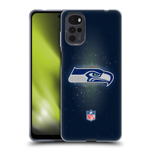 NFL Seattle Seahawks Artwork LED Soft Gel Case for Motorola Moto G22