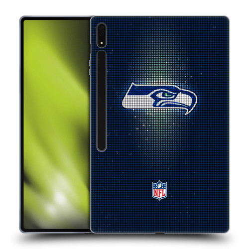 NFL Seattle Seahawks Artwork LED Soft Gel Case for Samsung Galaxy Tab S8 Ultra