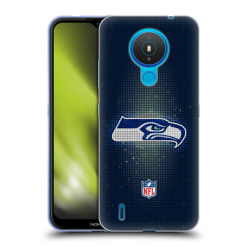 NFL Seattle Seahawks Artwork LED Soft Gel Case for Nokia 1.4