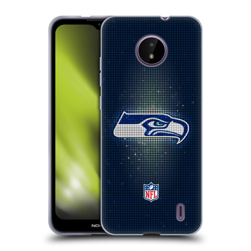 NFL Seattle Seahawks Artwork LED Soft Gel Case for Nokia C10 / C20