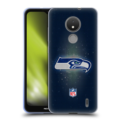 NFL Seattle Seahawks Artwork LED Soft Gel Case for Nokia C21