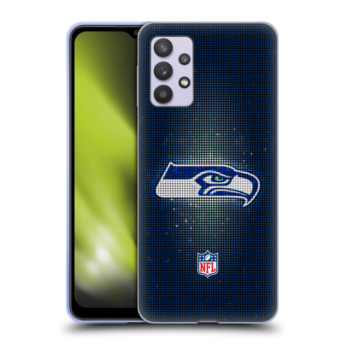NFL Seattle Seahawks Artwork LED Soft Gel Case for Samsung Galaxy A32 5G / M32 5G (2021)