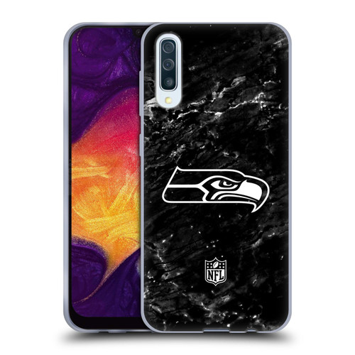 NFL Seattle Seahawks Artwork Marble Soft Gel Case for Samsung Galaxy A50/A30s (2019)