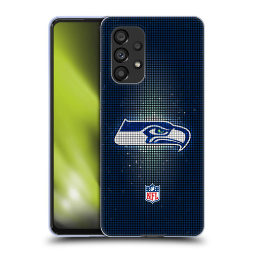 NFL Seattle Seahawks Artwork LED Soft Gel Case for Samsung Galaxy A53 5G (2022)