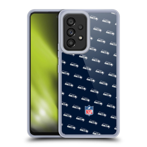 NFL Seattle Seahawks Artwork Patterns Soft Gel Case for Samsung Galaxy A53 5G (2022)