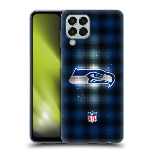 NFL Seattle Seahawks Artwork LED Soft Gel Case for Samsung Galaxy M33 (2022)