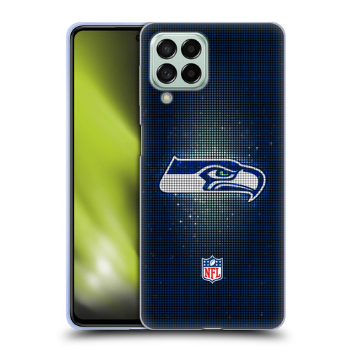 NFL Seattle Seahawks Artwork LED Soft Gel Case for Samsung Galaxy M53 (2022)