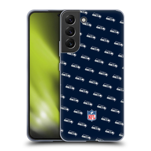 NFL Seattle Seahawks Artwork Patterns Soft Gel Case for Samsung Galaxy S22+ 5G