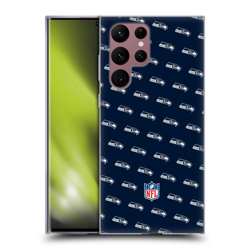 NFL Seattle Seahawks Artwork Patterns Soft Gel Case for Samsung Galaxy S22 Ultra 5G