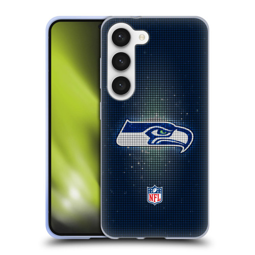 NFL Seattle Seahawks Artwork LED Soft Gel Case for Samsung Galaxy S23 5G